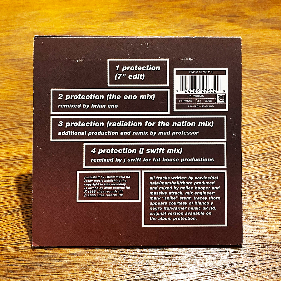 Massive Attack - Protection EP 2