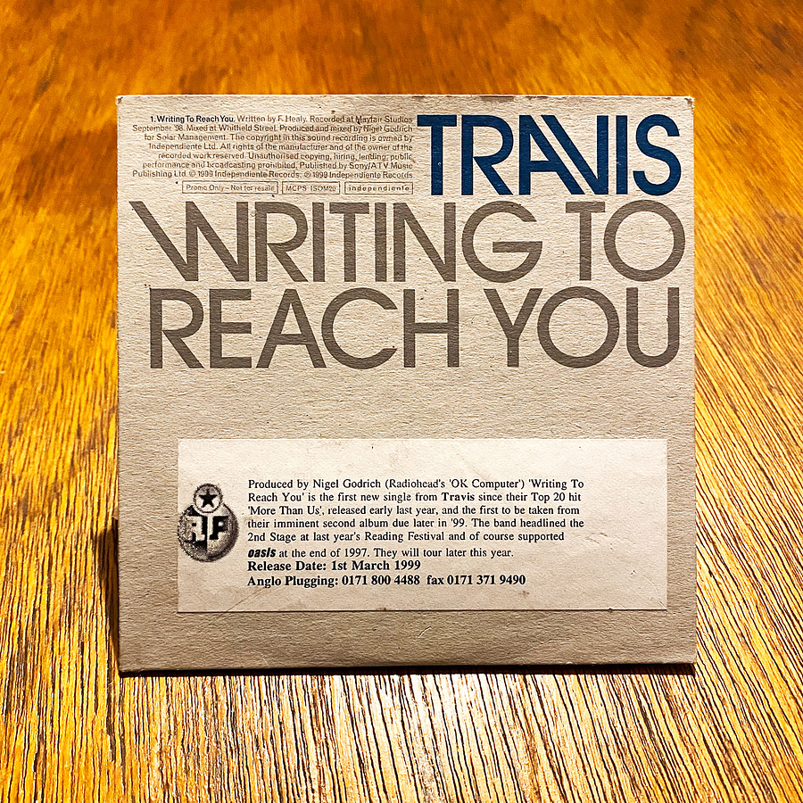 Travis - Writing To Reach You 1