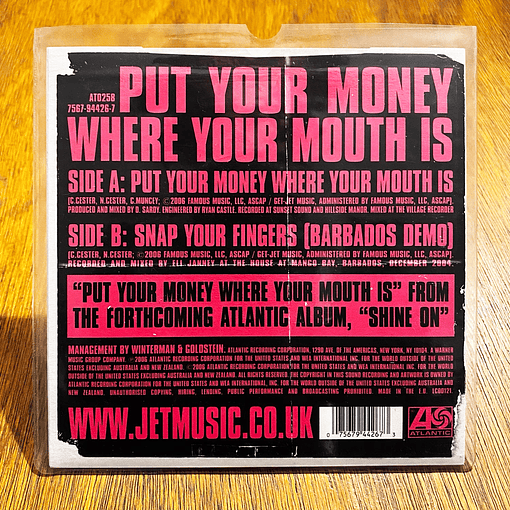 Jet - Put Your Money Where Your Mouth Is 7