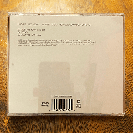 New Order - 60 Miles An Hour (DVD-V, Single)
