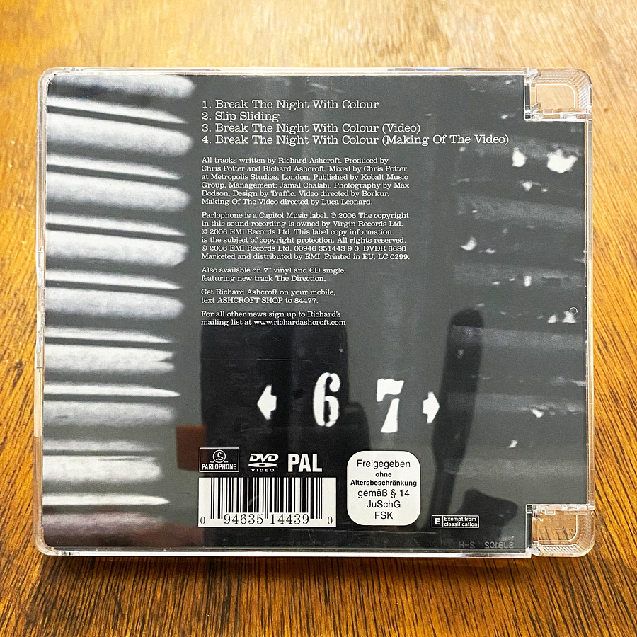 Richard Ashcroft - Break The Night With Colour (DVD-V, Single, PAL)  2