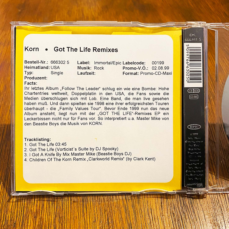 Korn - Got The Life - Remixes 3