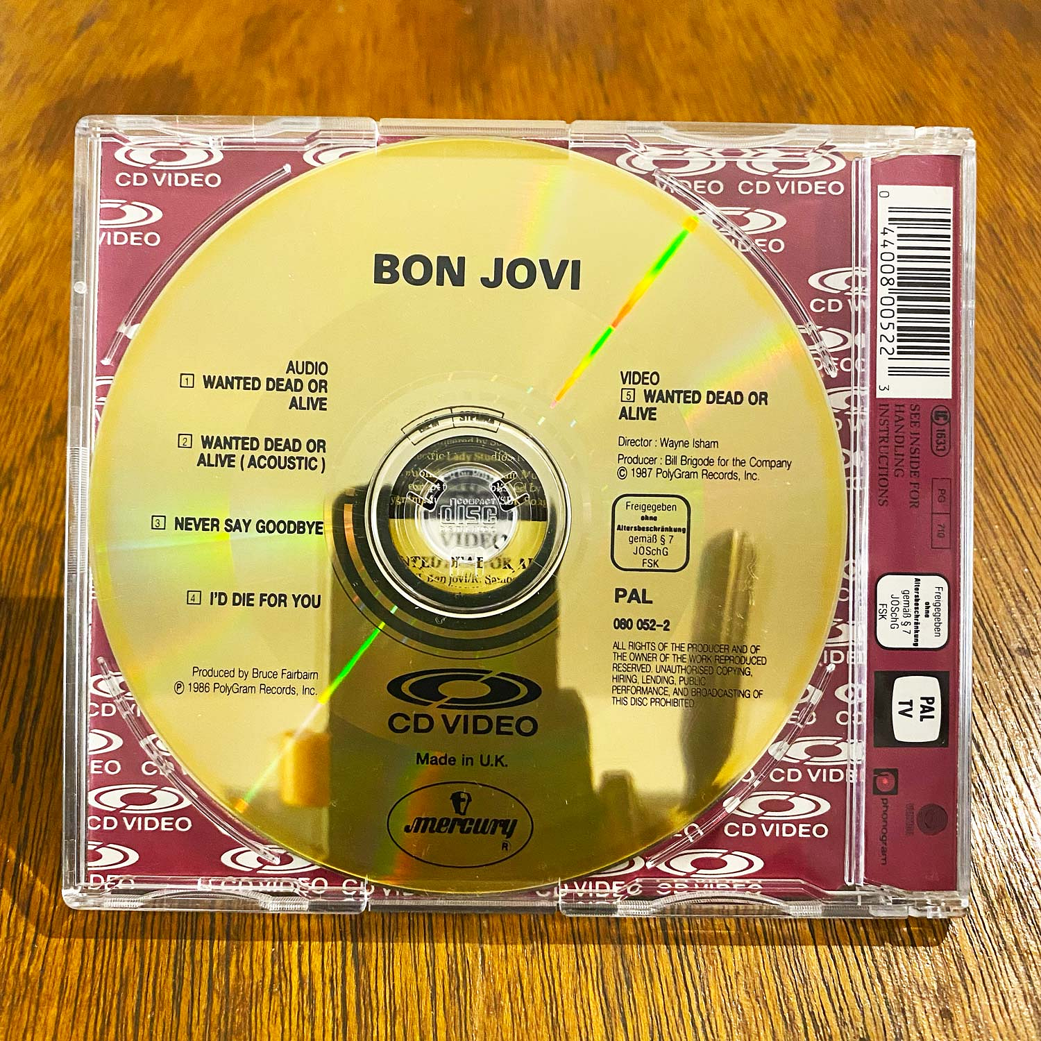 Bon Jovi - Wanted Dead Or Alive (CDV, 5