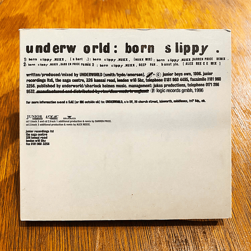 Underworld - Born Slippy (2xCD, Dig)