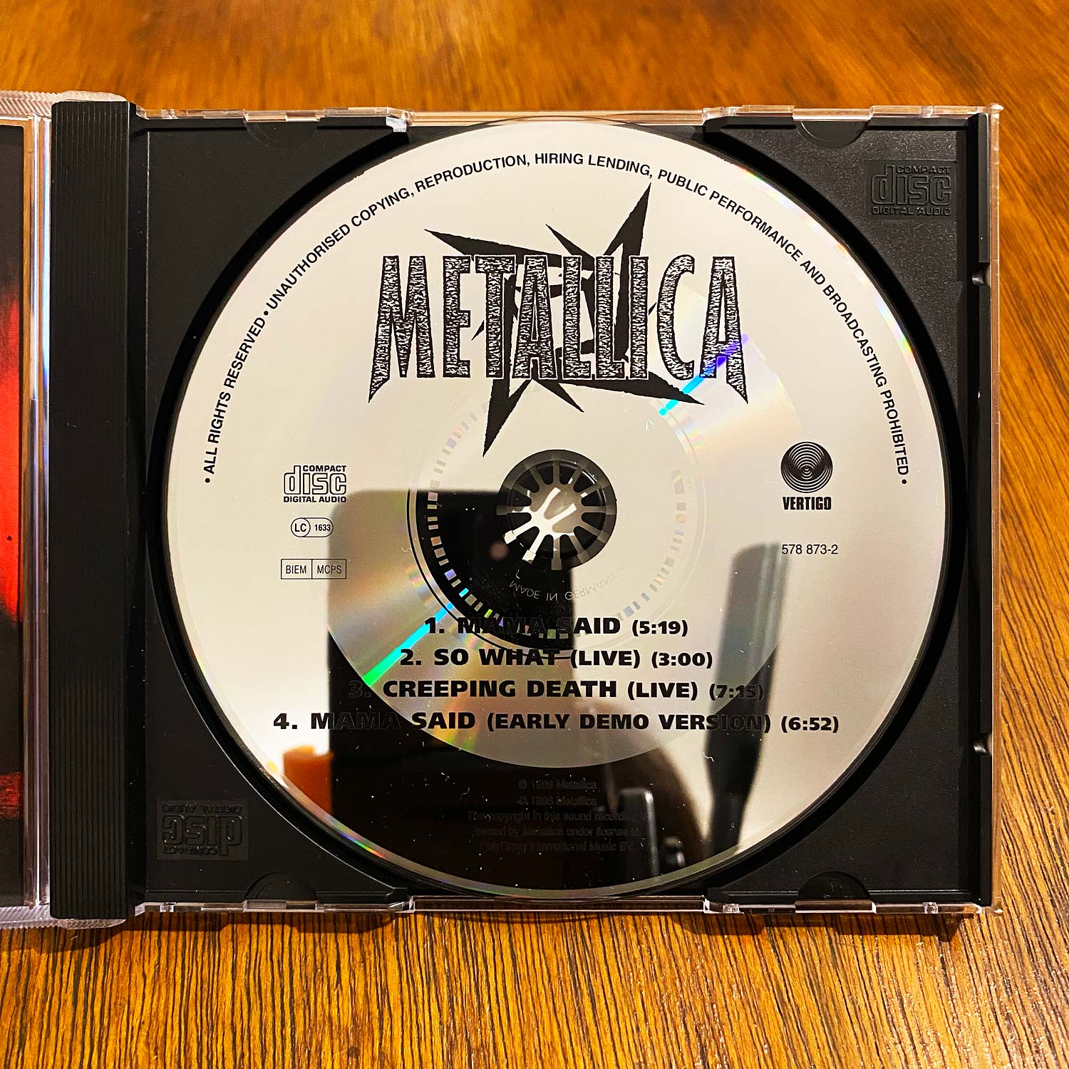 Metallica - Mama Said (CD2) 3