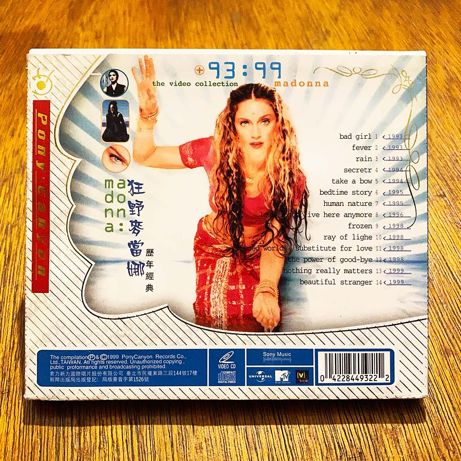 Madonna - 93:99 (VCD) 2