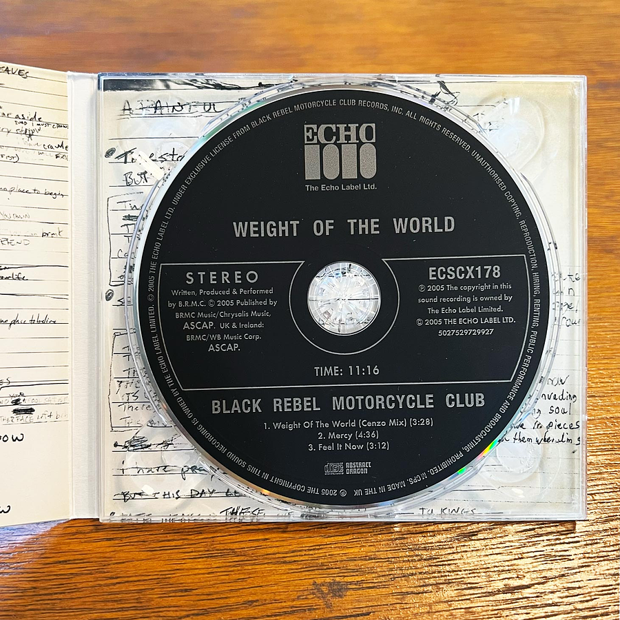 Black Rebel Motorcycle Club - Weight Of The World 3
