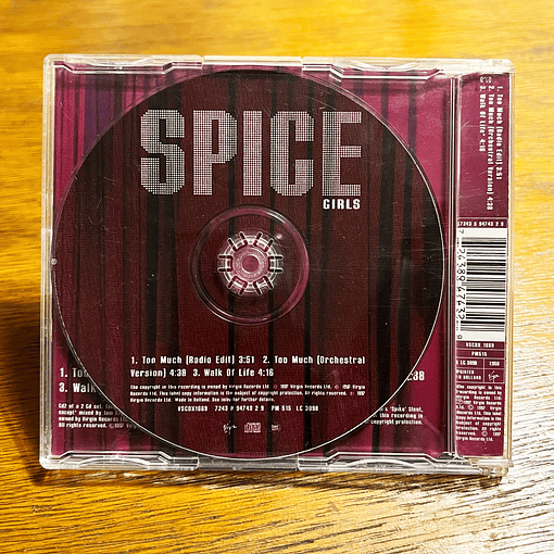 Spice Girls - Too Much (CD, Single, CD2)