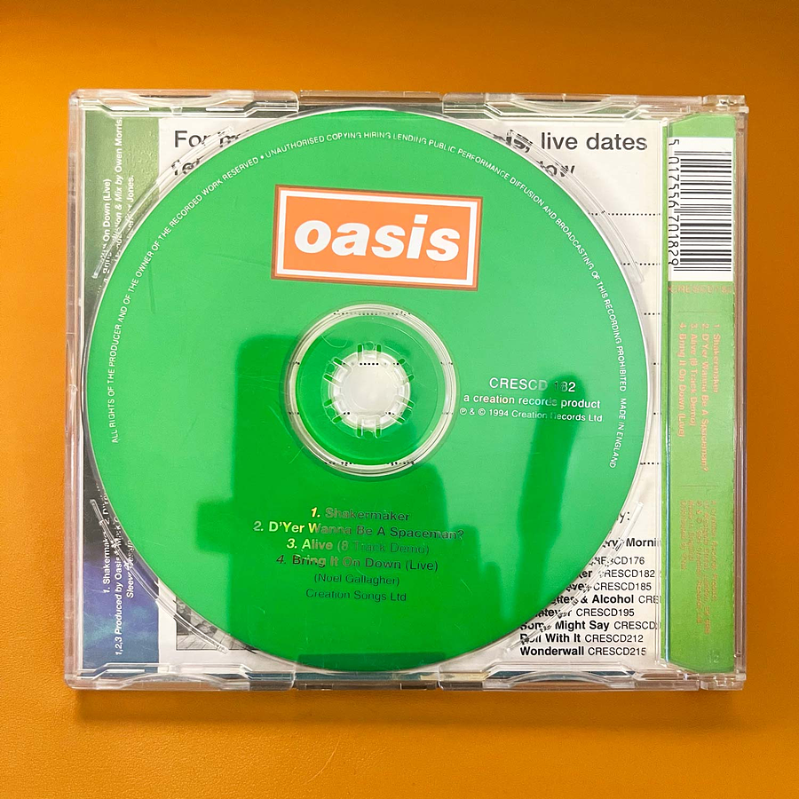 Oasis - Shakermaker (UK) 2