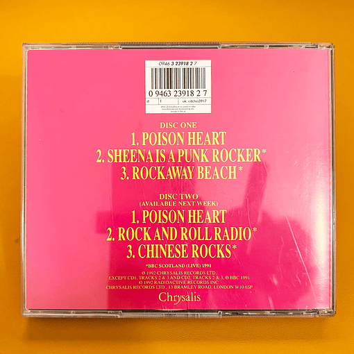 Ramones - Poison Heart (CD1)
