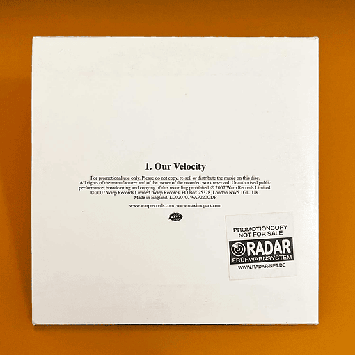 Maxïmo Park - Our Velocity (Promo)