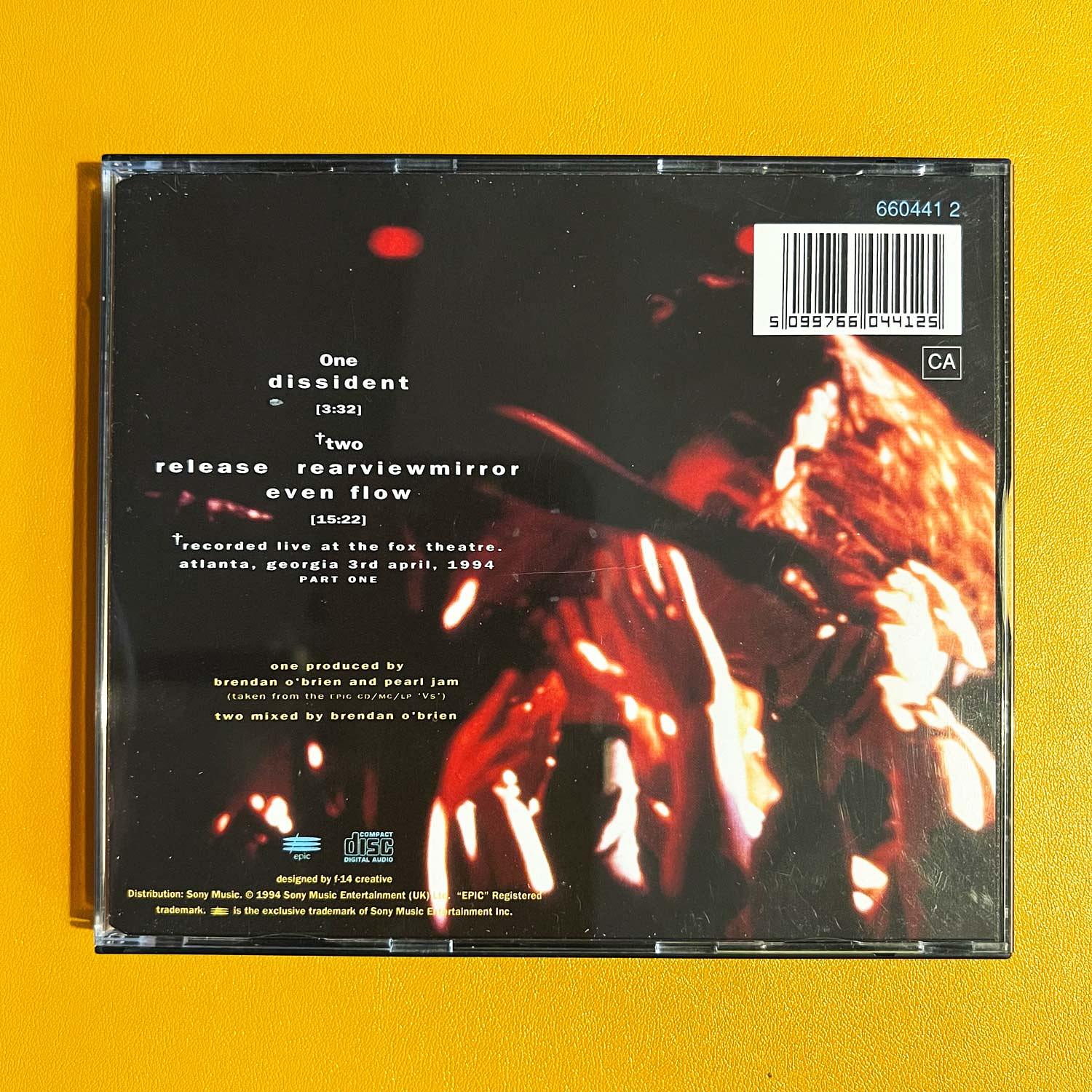 Pearl Jam - Disident (Doble, Limited, Numerado) 2