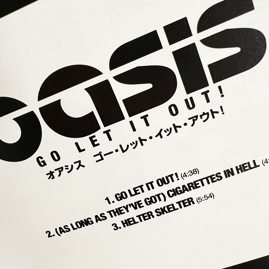 Oasis - Go Let It Out!  (Japonés) 5