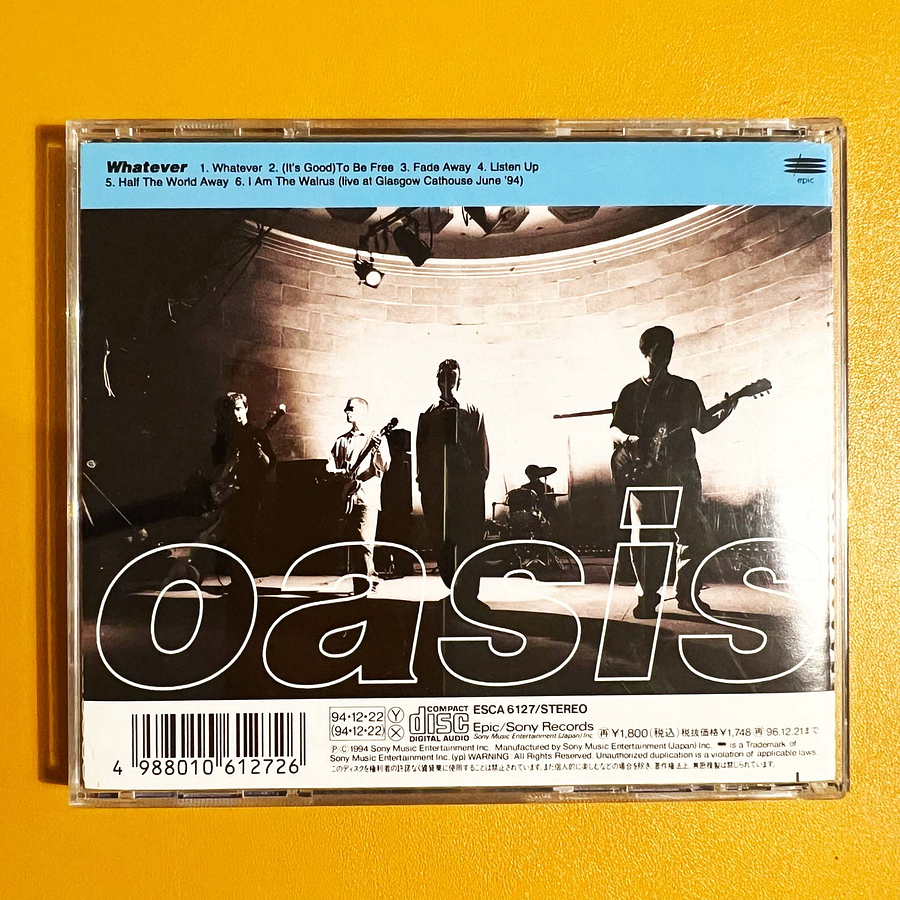 Oasis - Whatever - Japonés (Con obi) 2
