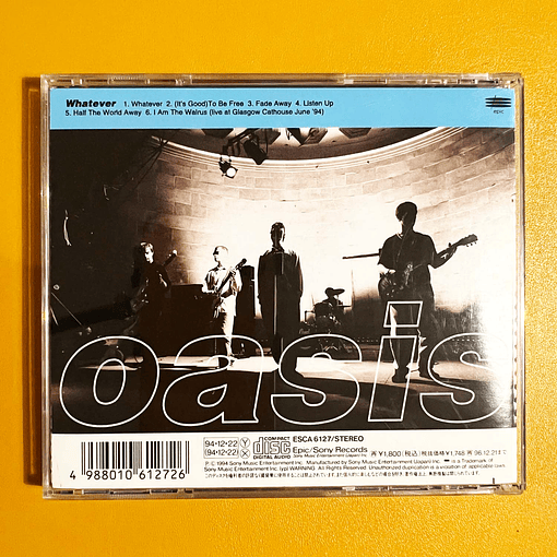 Oasis - Whatever - Japonés (Con obi)