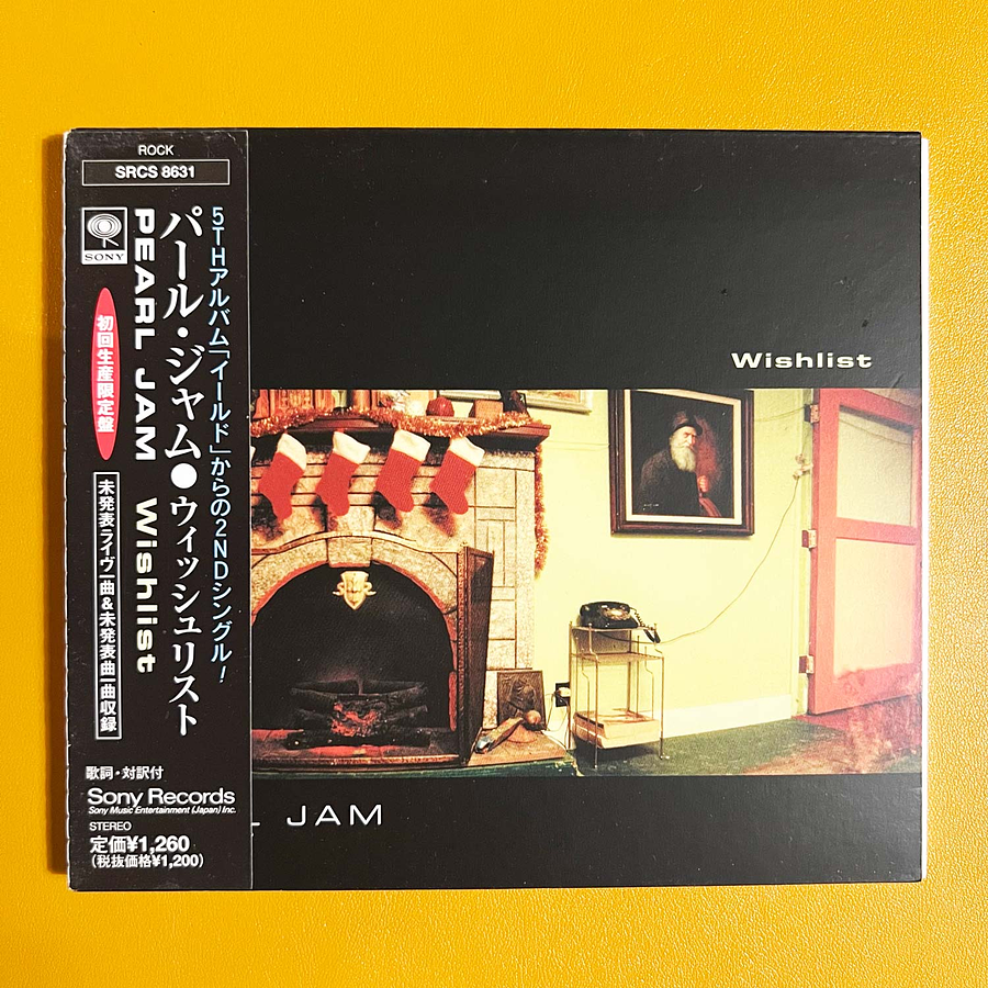 Pearl Jam - Wishlist - Single Japonés (Con obi) 1