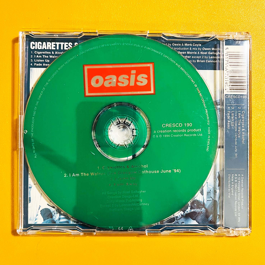 Oasis - Cigarettes & Alcohol (England) 2