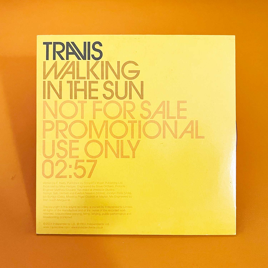 Travis - Walking In The Sun 1