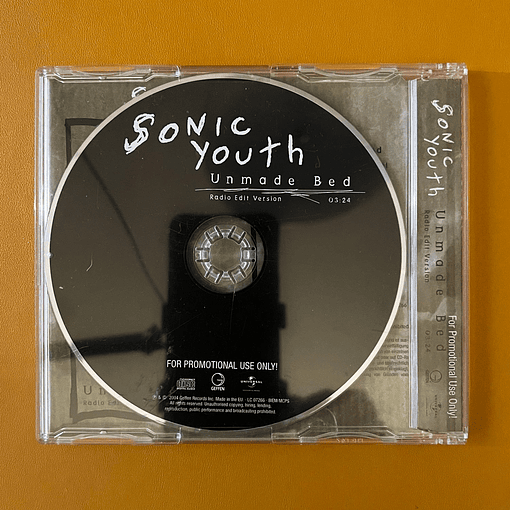 Sonic Youth - Unmade Bed (CD Single Promo)