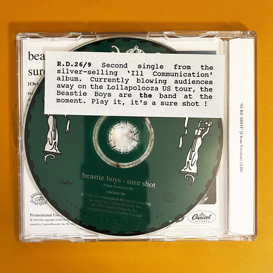 Beastie Boys - Sure Shot (CD 1) 2