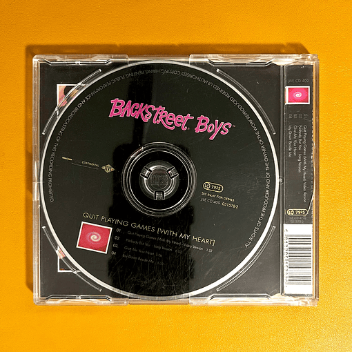 Backstreet Boys - Quit Playing Games [With My Heart] (CD1)
