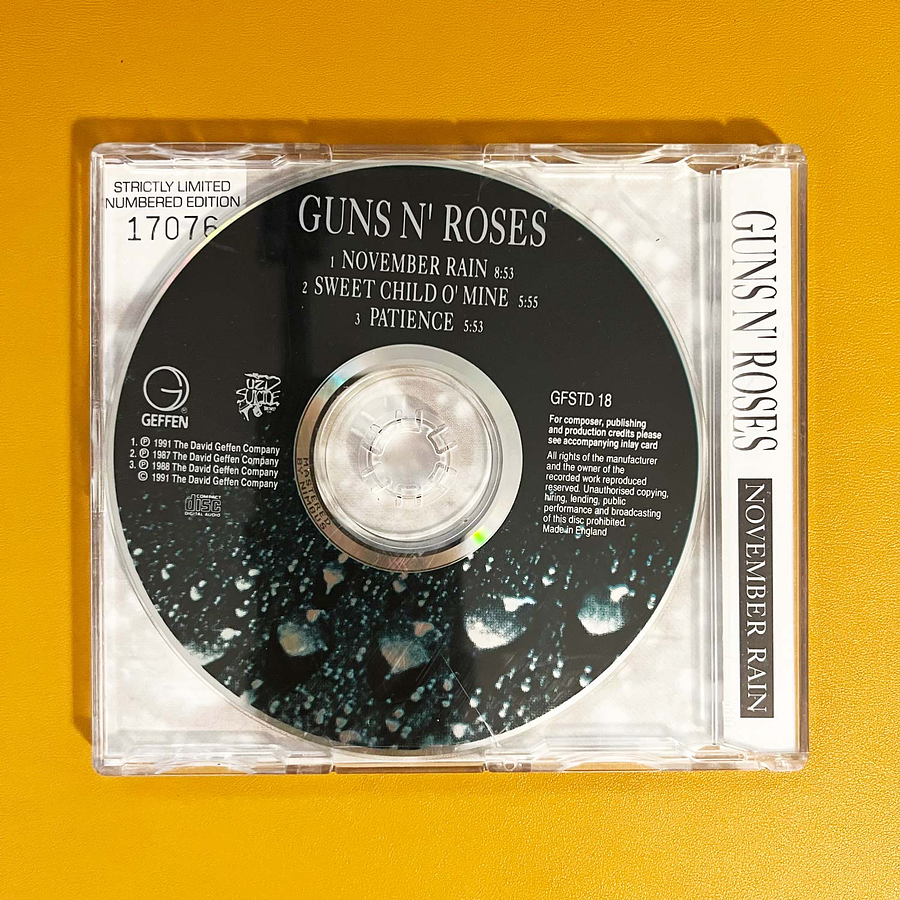 Guns N' Roses - November Rain (Ltd, Num) 2