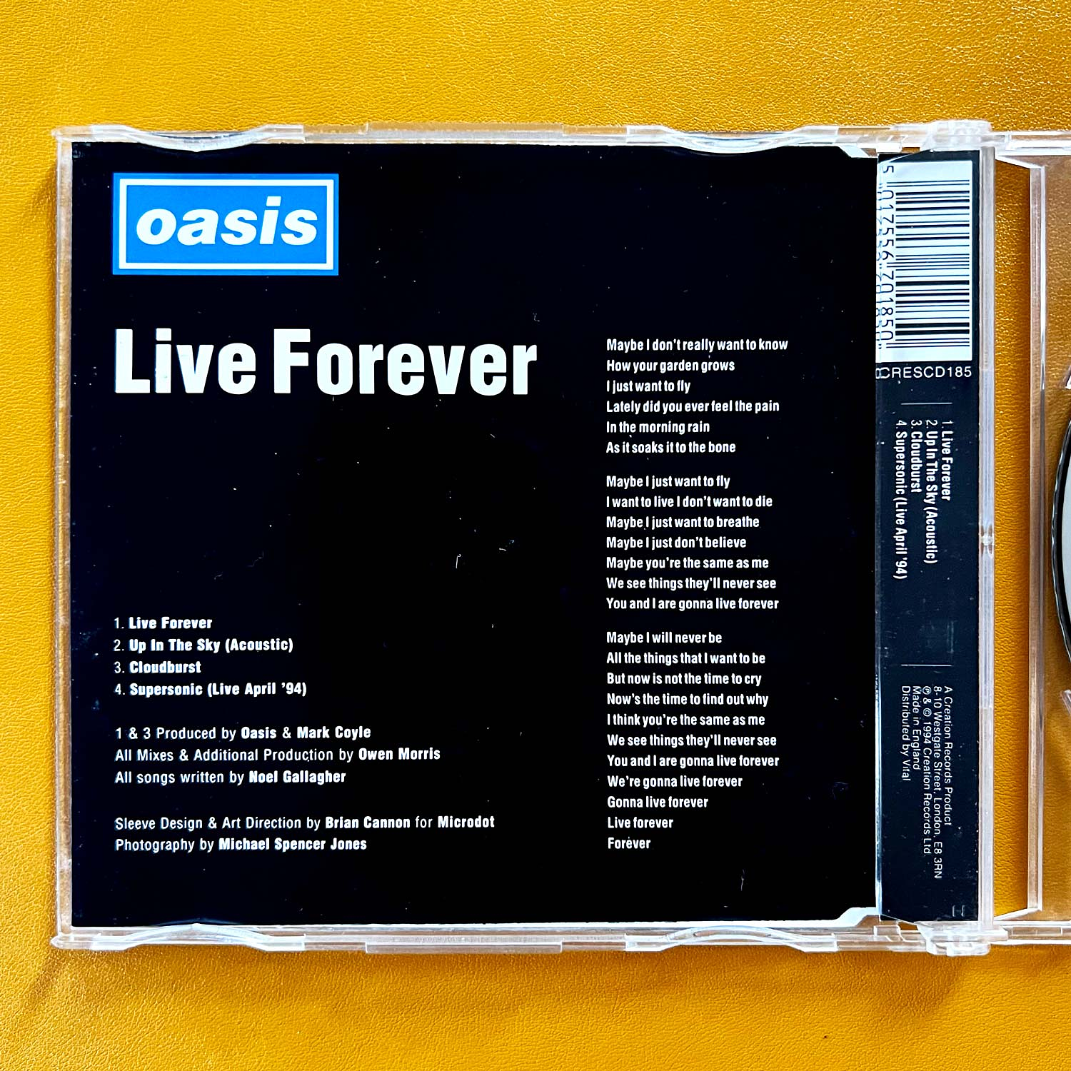 Oasis - Live Forever (UK) 3