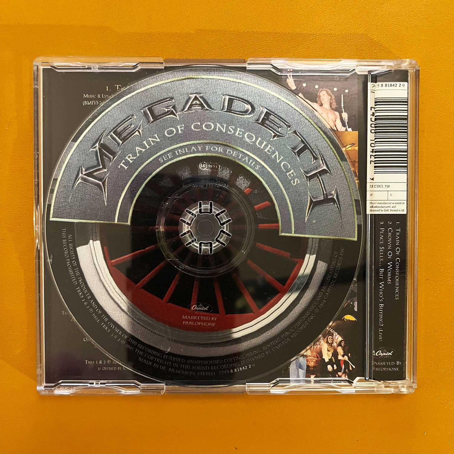 Megadeth - Train Of Consequences (CD, Single) 2