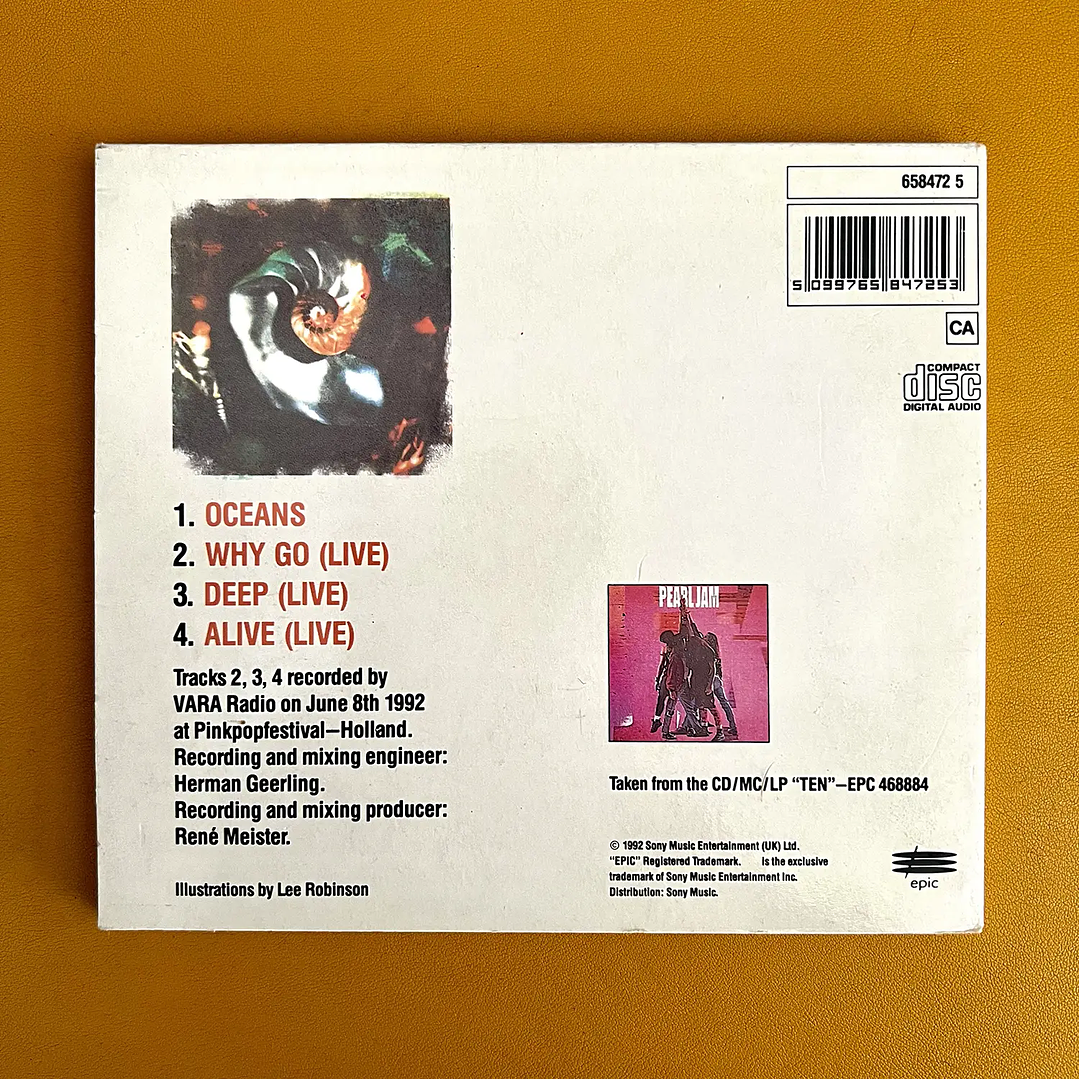 Pearl Jam - Oceans Digipak 2