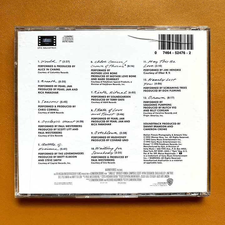 Various - Singles (Original Motion Picture Soundtrack)  2