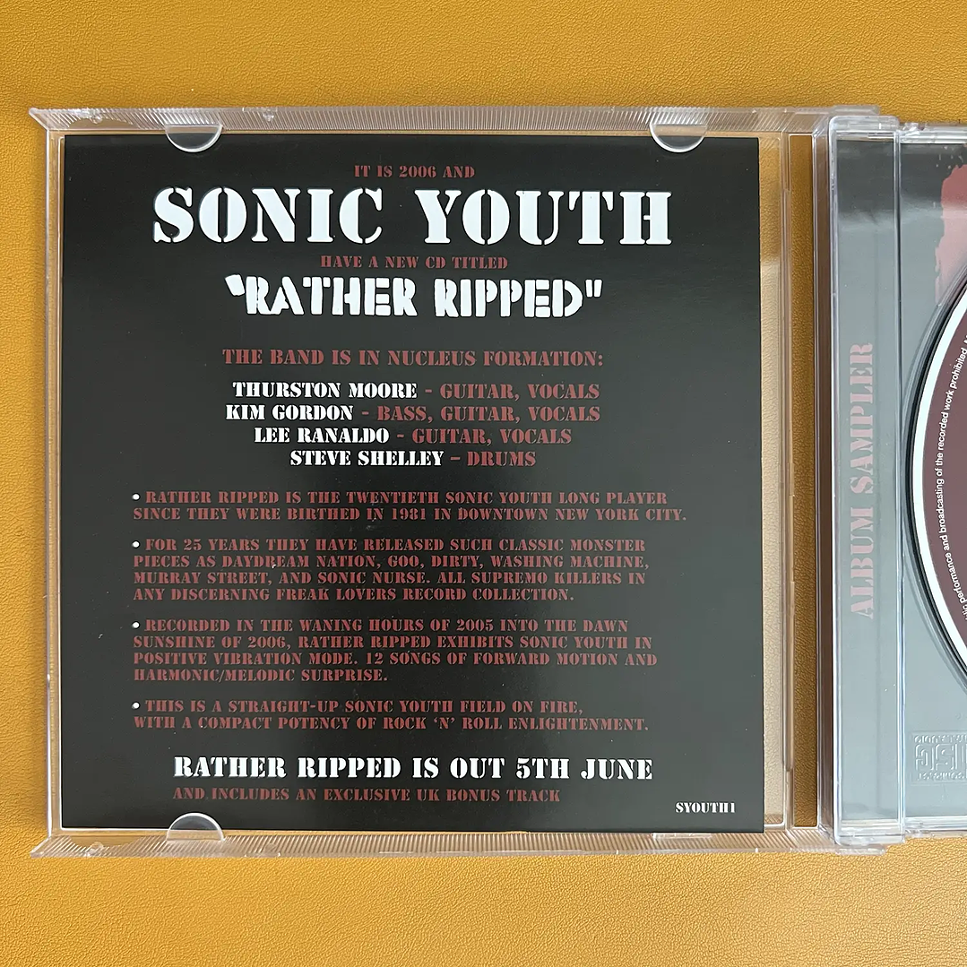 Sonic Youth - Rather Ripped (Album Sampler) 4