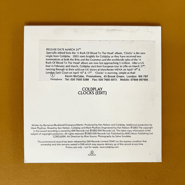 Coldplay - Clocks (Promo) 3
