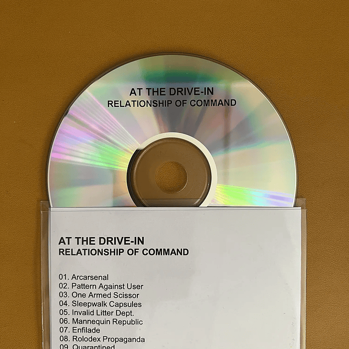 At The Drive-In - Relationship Of Command (CDr, Album, Promo) 3