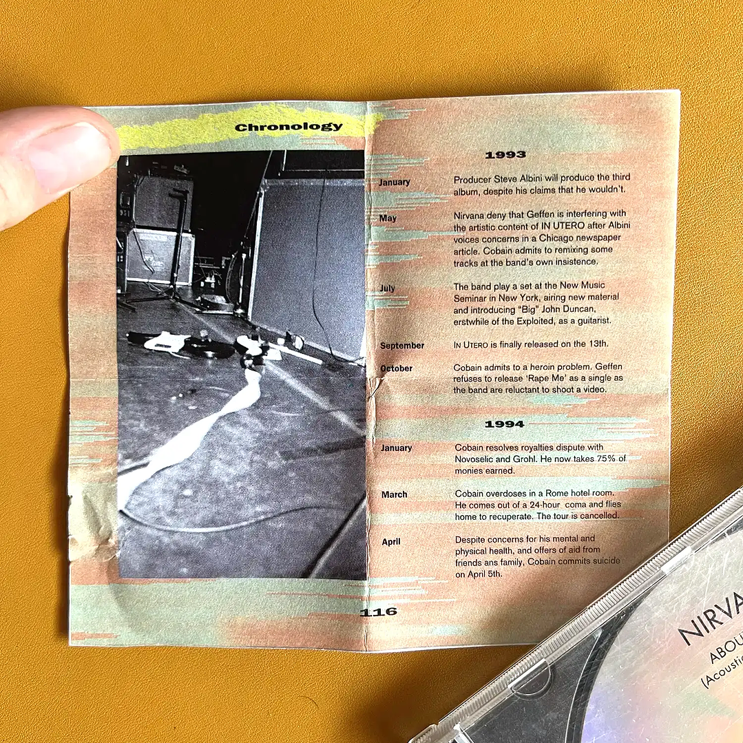 Nirvana - About A Girl (Acoustic Version) (Promo) 4