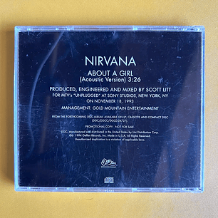 Nirvana - About A Girl (Acoustic Version) (Promo)