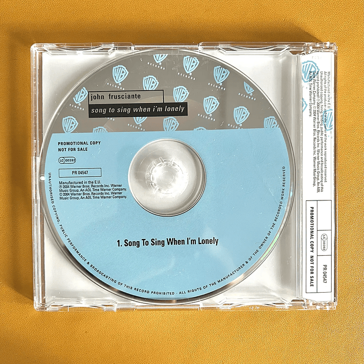 John Frusciante - Song To Sing When I'm Lonely (Promo) 2