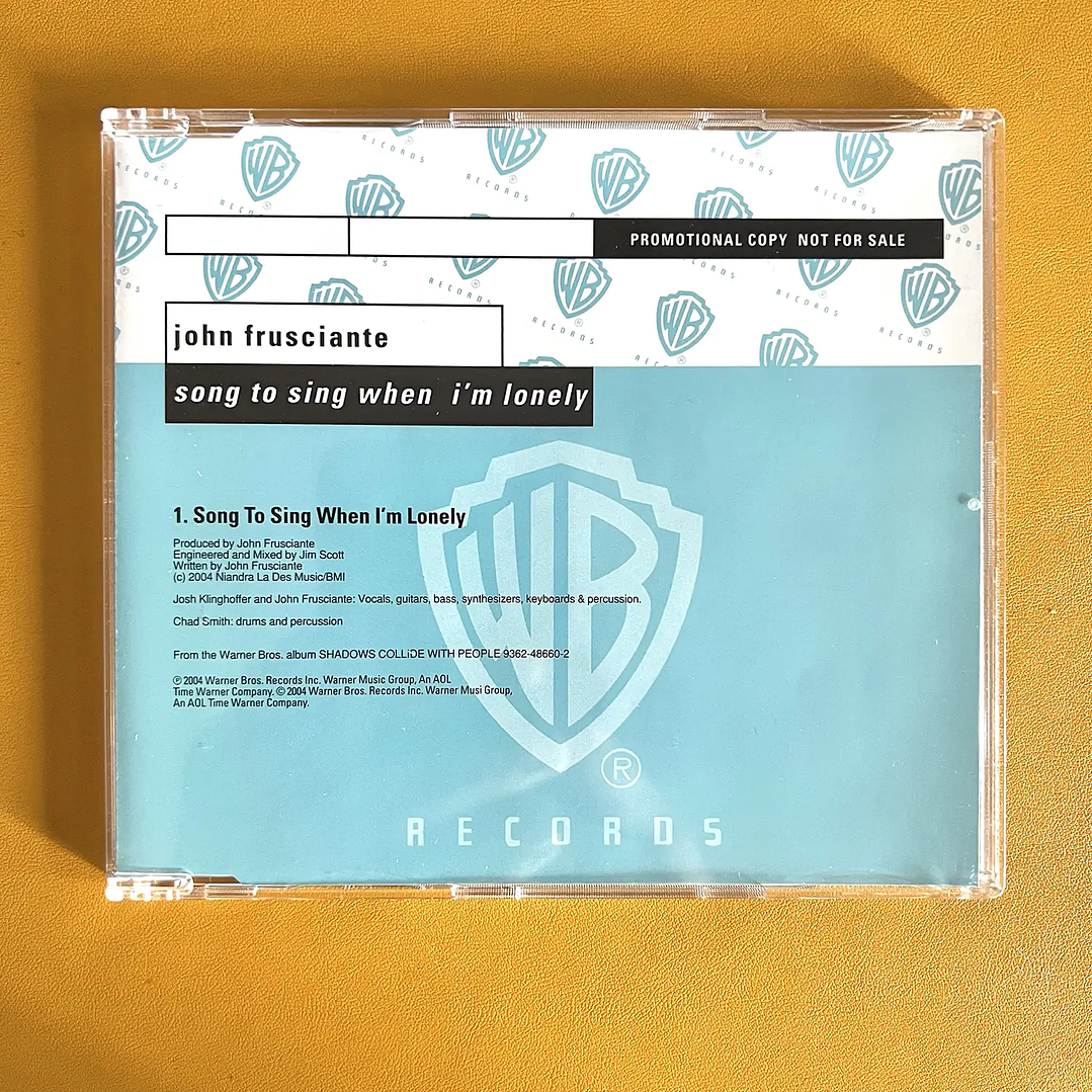 John Frusciante - Song To Sing When I'm Lonely (Promo) 1