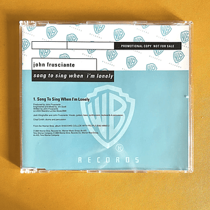 John Frusciante - Song To Sing When I'm Lonely (Promo)