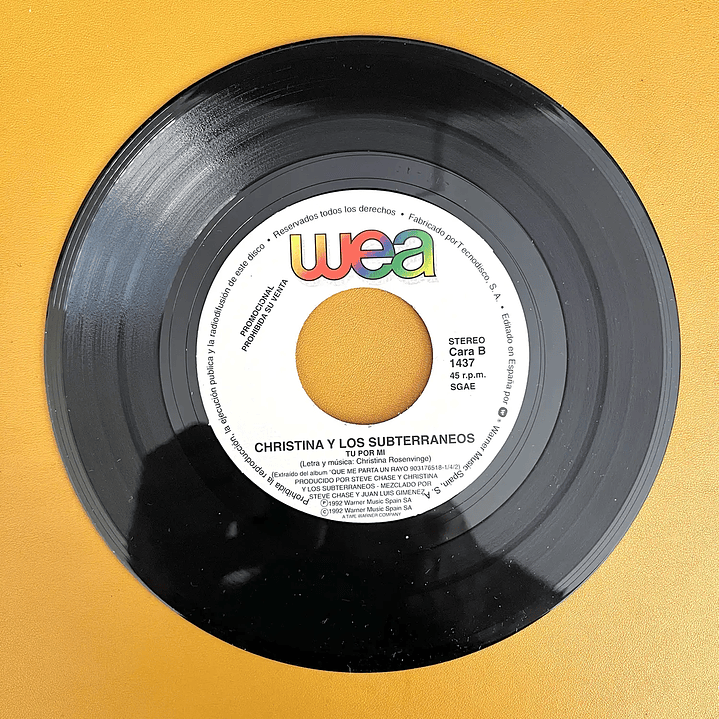 Christina Y Los Subterráneos - Tu Por Mi (7