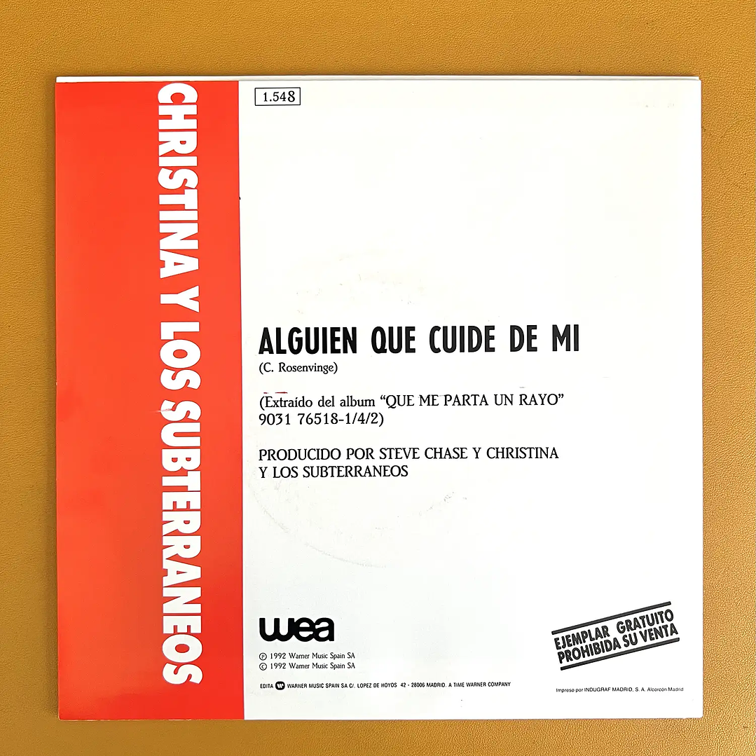 Christina Y Los Subterráneos - Alguien Que Cuide De Mi (7