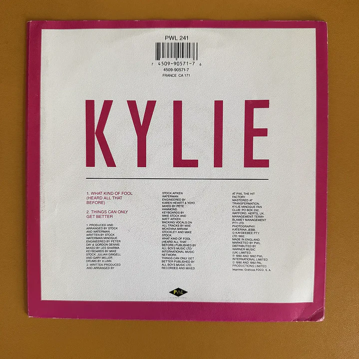 Kylie Minogue - What Kind Of Fool (7