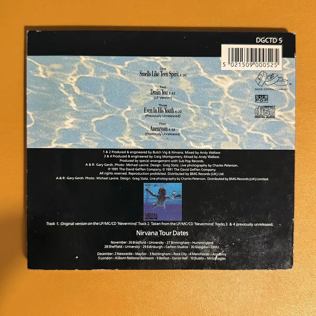 Nirvana - Smell Like Teen Spirit (UK) 2