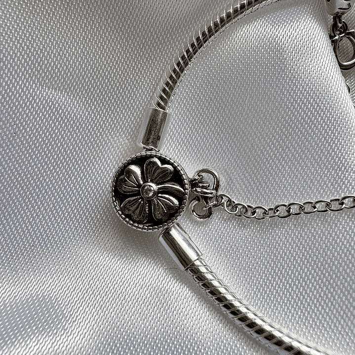 Pulsera broche flor 2