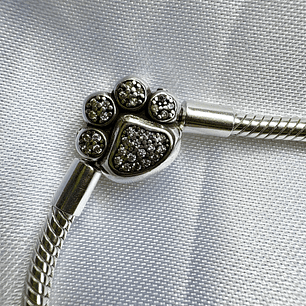 Pulsera huella rosada