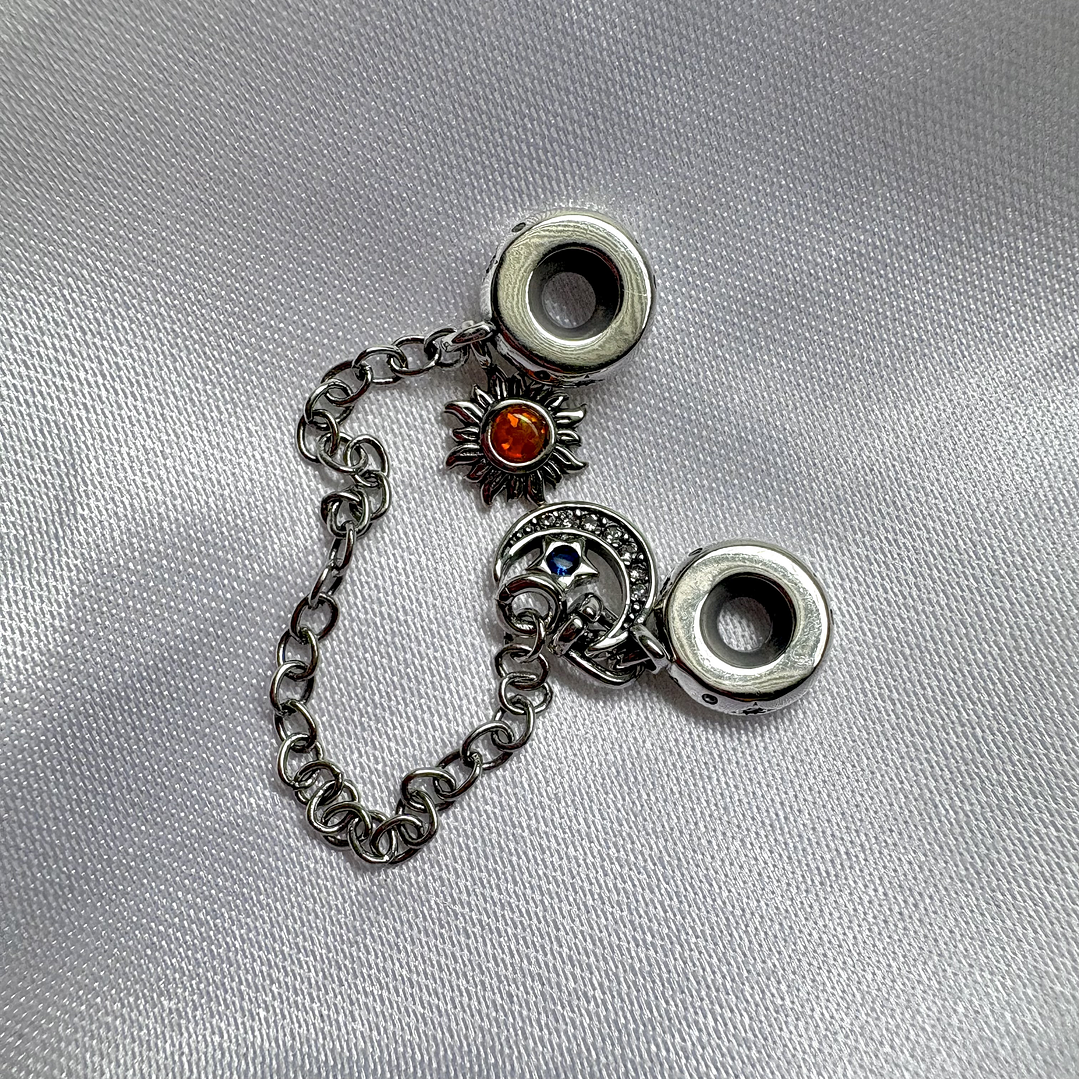 Seguro de cadena sol y luna 1