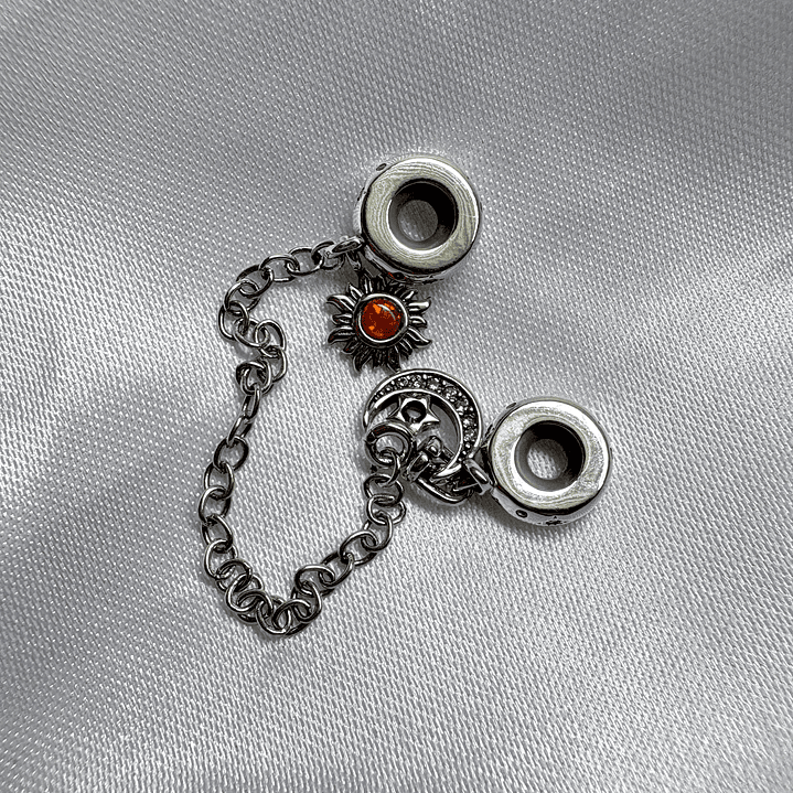 Seguro de cadena sol y luna 1