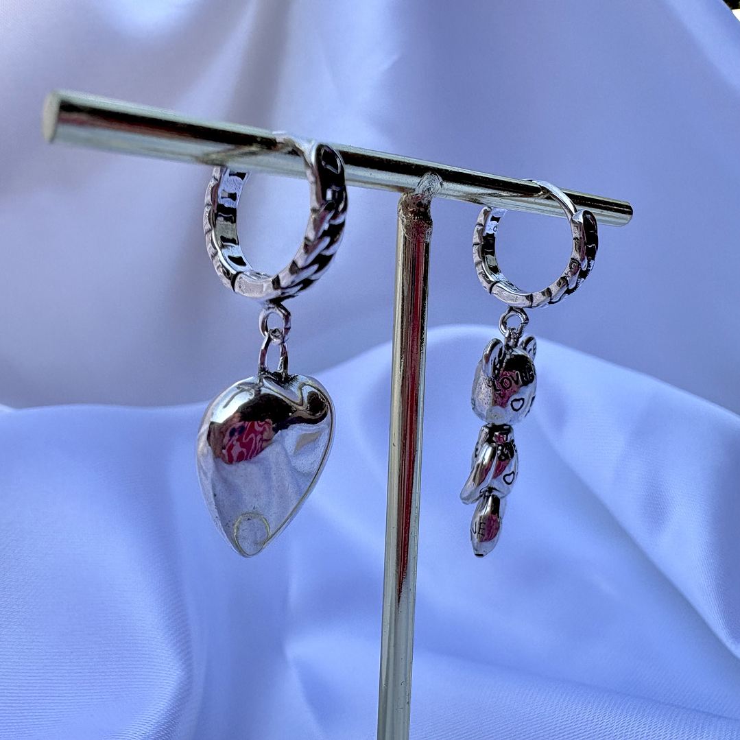 Argollas oso y corazon 1