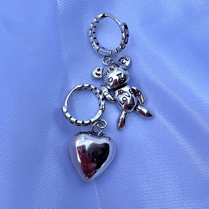 Argollas oso y corazon 2