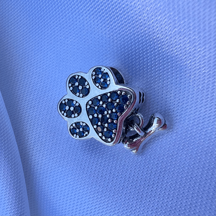 Charms huella azul 1