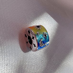 Separador Sol, estrellas y luna